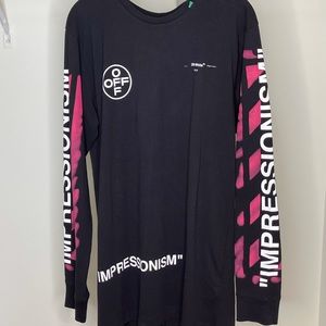 Off-White black long sleeve NWT